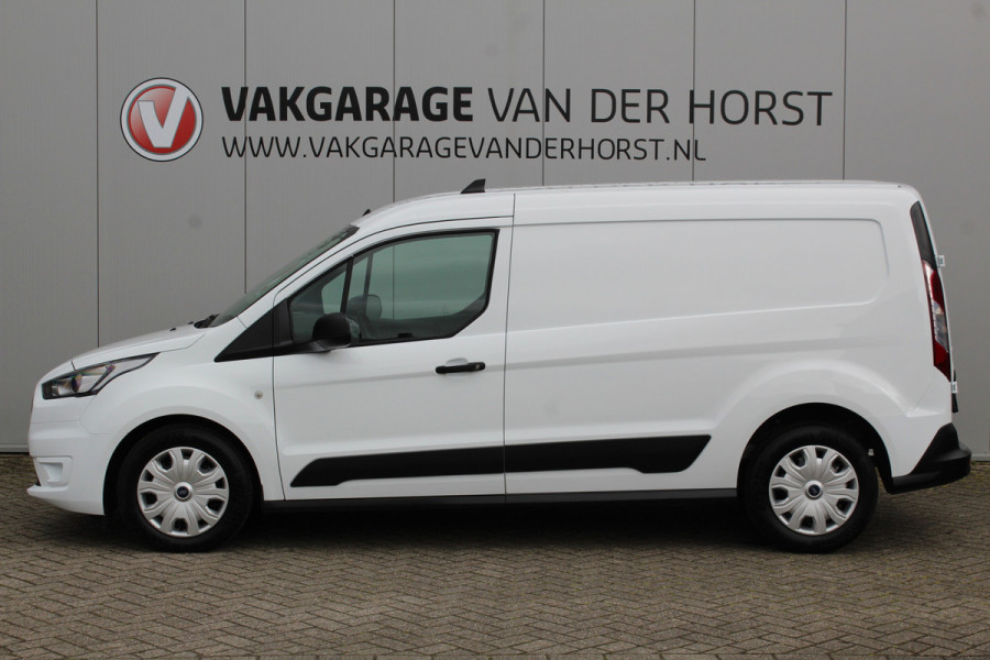 Ford Transit Connect 1.5 EcoBlue L2 Trend 3 Persoons, Airco, laadruimte Lang, schuifdeur re., spiegels verwarmb., telefoonvoorb., pdc achter,