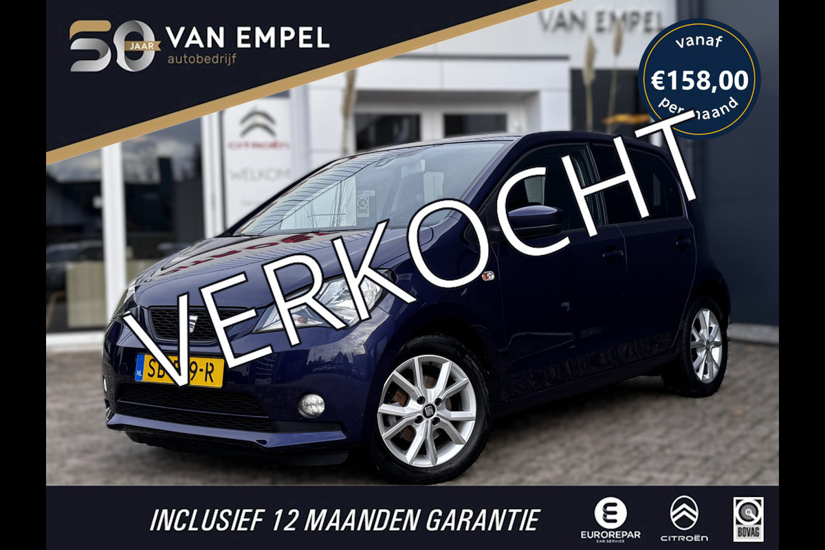 Seat Mii 1.0 Sport Intense | Trekhaak | Parkeersensoren | Cruise Control | Airco | Lichtmetalen Velgen