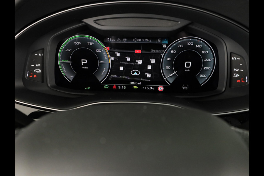 Audi Q8 Pro Line S 55 TFSI e 394 pk | Midnight emerald green | Glazen panoramadak | Bang & Olufsen Premium 3D | Sportstoelen plus voorin |