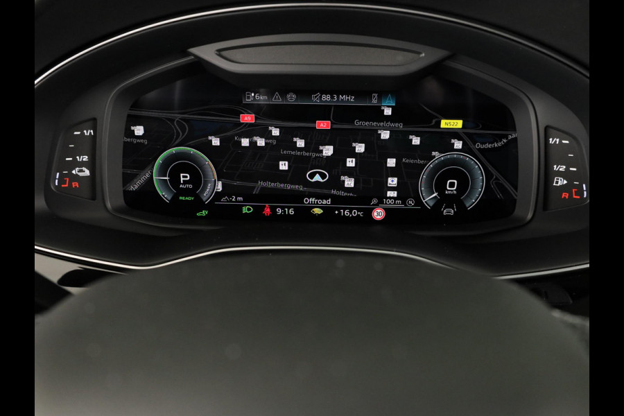 Audi Q8 Pro Line S 55 TFSI e 394 pk | Midnight emerald green | Glazen panoramadak | Bang & Olufsen Premium 3D | Sportstoelen plus voorin |