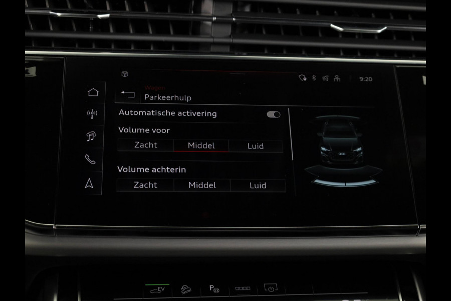 Audi Q8 Pro Line S 55 TFSI e 394 pk | Midnight emerald green | Glazen panoramadak | Bang & Olufsen Premium 3D | Sportstoelen plus voorin |