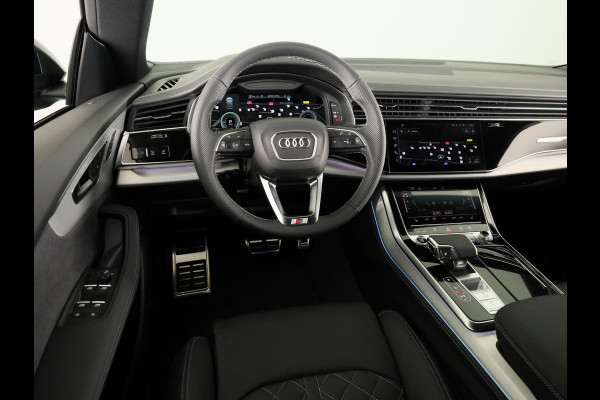 Audi Q8 Pro Line S 55 TFSI e 394 pk | Midnight emerald green | Glazen panoramadak | Bang & Olufsen Premium 3D | Sportstoelen plus voorin |