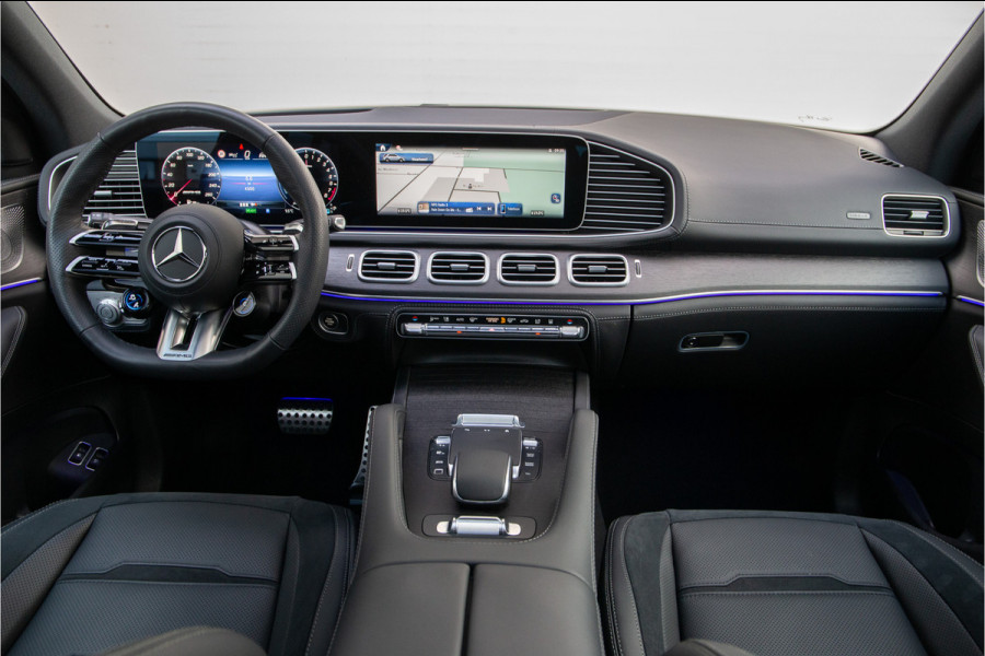 Mercedes-Benz GLE AMG 53 Hybrid 4MATIC+ Premium + Manufaktur Mysticblauw , Massage, Burmester, 585pk