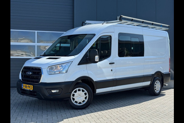 Ford Transit 350 2.0 TDCI 170pk L3H2 DC 6-pers Trend | Trekhaak | Imperial | Navi | Camera | CarPlay | Cruise | Airco | EURO6