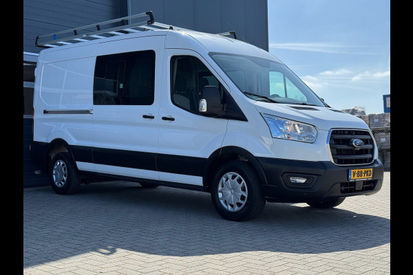 Ford Transit 350 2.0 TDCI 170pk L3H2 DC 6-pers Trend | Trekhaak | Imperial | Navi | Camera | CarPlay | Cruise | Airco | EURO6