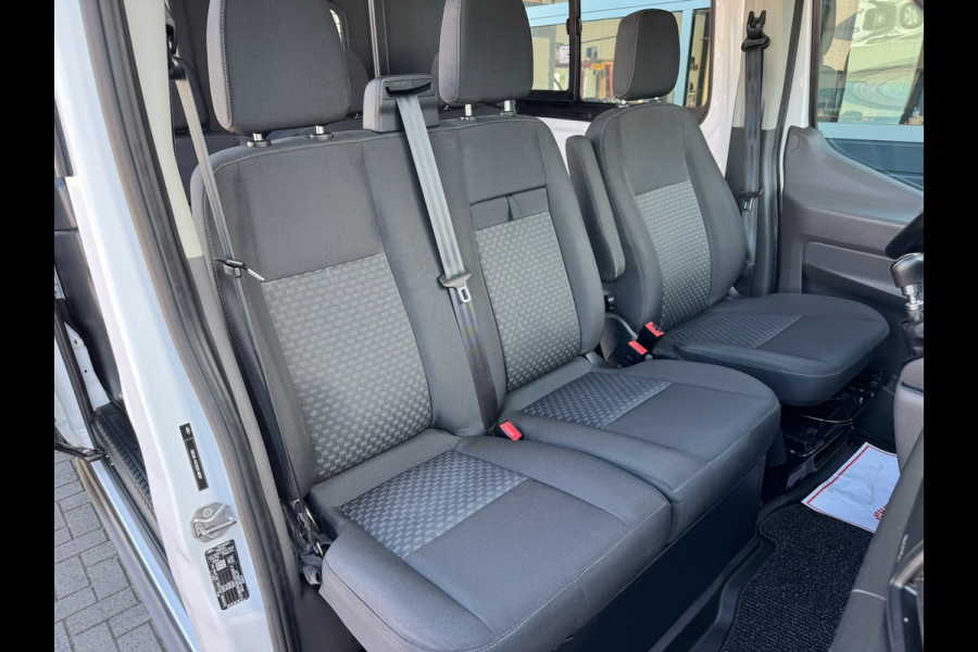 Ford Transit 350 2.0 TDCI 170pk L3H2 DC 6-pers Trend | Trekhaak | Imperial | Navi | Camera | CarPlay | Cruise | Airco | EURO6