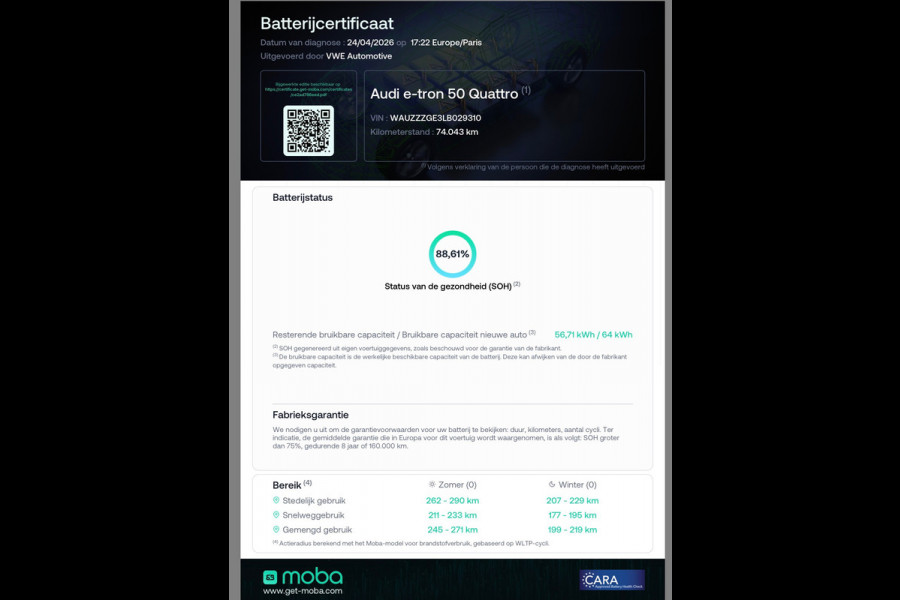 Audi e-tron 50 quattro S edition 71 kWh l S-Line l Trekhaak l Carplay l Xenon l Climate l 360 Camera l ACC l Lane Assist l VDOH l