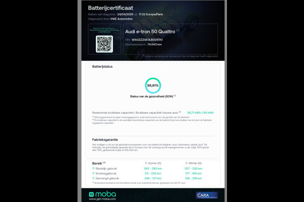 Audi e-tron 50 quattro S edition 71 kWh l S-Line l Trekhaak l Carplay l Xenon l Climate l 360 Camera l ACC l Lane Assist l VDOH l