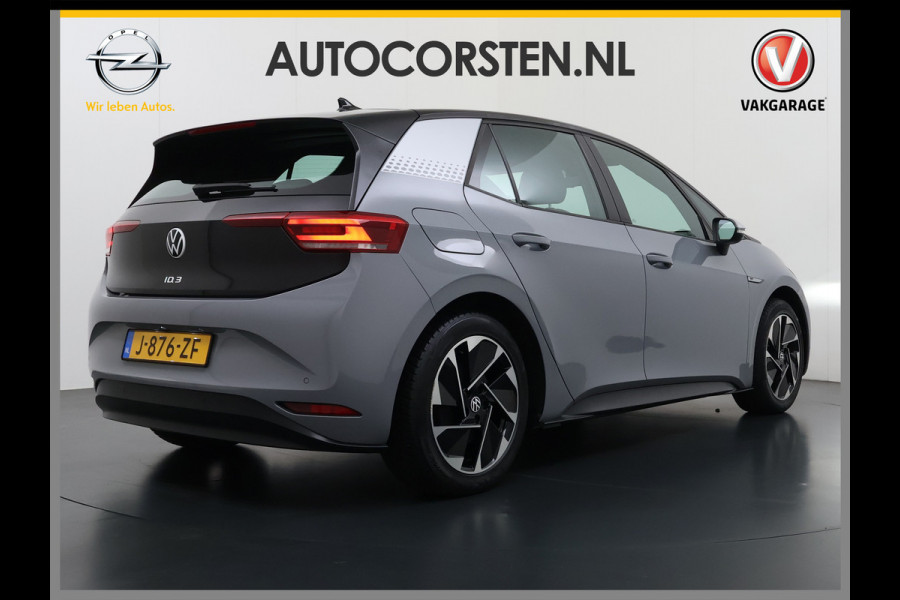 Volkswagen ID.3 First 58kWh SOH 94% Trekhaak Adap.Cruise AppConnect Navi Stoelverw. Pdc Dab Aut.Verlichting Bluetooth Ecc Isofix Led Elek.Ramen Verwarmbare Spiegels Org.NL-auto!