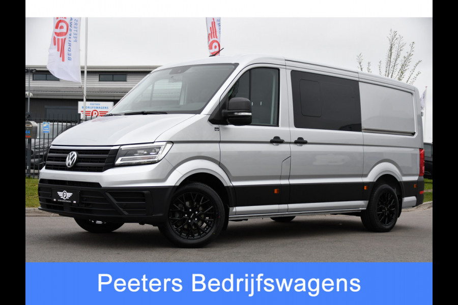 Volkswagen Crafter 35 2.0 TDI L3H2 DC Highline PB Edition Camera, Caplay, LED, 177pk, 2 x Schuifdeur, Clima, Multimedia, Voorruit verwarming, Automaat, Uniek!