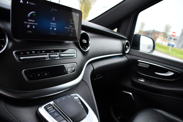Mercedes-Benz V-Klasse 300d AMG Black Edition Camera, Cruise, Carplay, LED, 2 x Schuifdeur, 237pk, Automaat, Leder, Automaat, Multimedia, Stoelverwarming, Uniek!