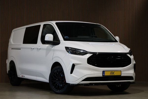 Ford Transit Custom 2.0 TDCI L2H1 DC | DUBBEL CABINE | CARPLAY | NAVIGATIE | CAMERA | PDC V+A | TREKHAAK | LEDEREN BEKLEDING | EURO 6 | BPM VRIJ | 6-ZITTER | DEALER ONDERHOUDEN