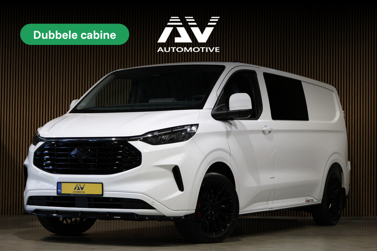 Ford Transit Custom 2.0 TDCI L2H1 DC | DUBBEL CABINE | BPM VRIJ | CARPLAY | NAVIGATIE | CAMERA | PDC V+A | TREKHAAK | LEDEREN BEKLEDING | EURO 6 | BPM VRIJ | 6-ZITTER | DEALER ONDERHOUDEN