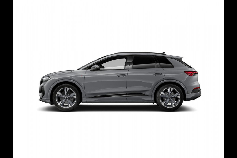 Audi Q4 e-tron 45 S edition Competition 82 kWh 286 pk | Assistentiepakket plus | Lichtpakket plus ambient light | Sportstoelen voor leder/stof | Optiek pakket zwart |