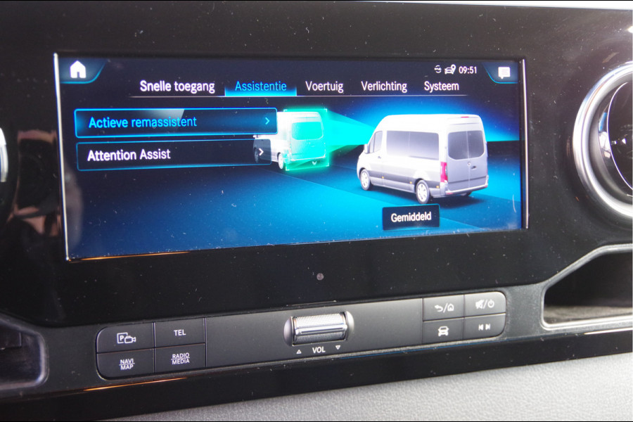 Mercedes-Benz Sprinter 319 3.0 CDI V6 L2H2 MARGE! AUT. LED, LEDER, MBUX 10'', STOELVERWARMING, TREKHAAK, CAMERA, CRUISE, LEDER STUUR, CLIMA