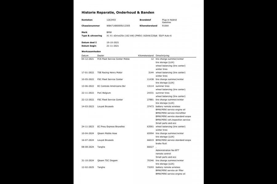 BMW X1 xDrive25e Executive X CAMERA / CARPLAY / HEAD UP DISPLAY / LEDER / LED / CRUISE CONTROLE / STOELVERWARMING