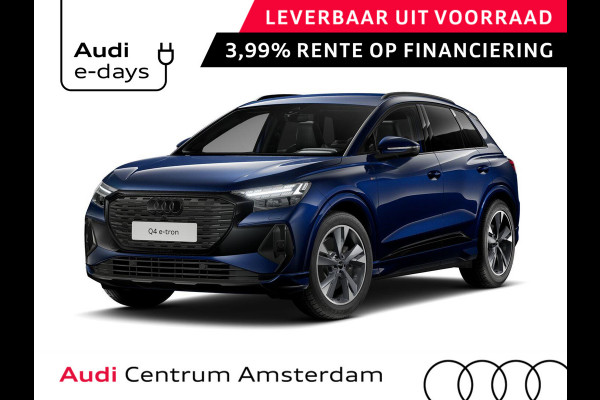 Audi Q4 e-tron 45 S edition Competition 82 kWh 286 pk | Assistentiepakket plus | Comfortpakket | Lichtpakket plus ambient light | Trekhaak |