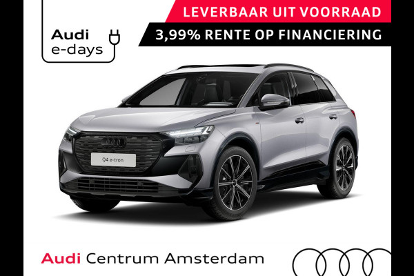 Audi Q4 e-tron 45 S edition Competition 82 kWh 286 pk | Assistentiepakket plus | Glazen panoramadak | Comfortpakket | Lichtpakket plus ambient light |