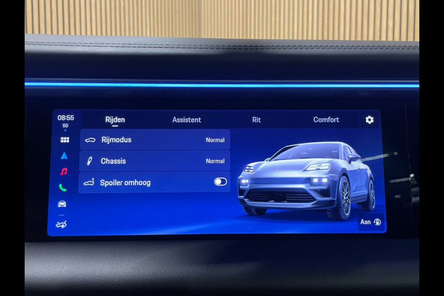 Porsche Macan 4 100 kWh|100%SOH|ACC|VULKANGRAU|VOLLEDER|MEMORY|CAMERA|CARPLAY|STOELVERWARMING|21INCH|NAP|NL|INCL.BTW|1e EIGENAAR|