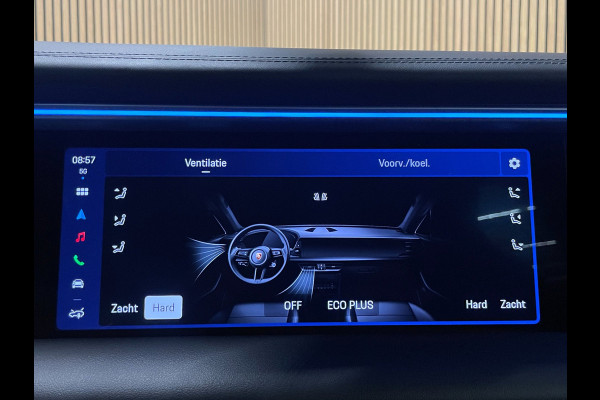 Porsche Macan 4 100 kWh|100%SOH|ACC|VULKANGRAU|VOLLEDER|MEMORY|CAMERA|CARPLAY|STOELVERWARMING|21INCH|NAP|NL|INCL.BTW|1e EIGENAAR|