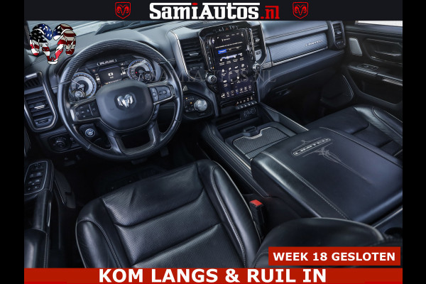 Dodge Ram HULK PACK LIMITED | 5.7 V8 | WIDE BODY | STRIPING | HUD | LUCHTVERING | OPEN UITLAAT KLEP | BOM VOL CREW CAB | DUBBELE CABINE | DC | 5 PERSOONS |