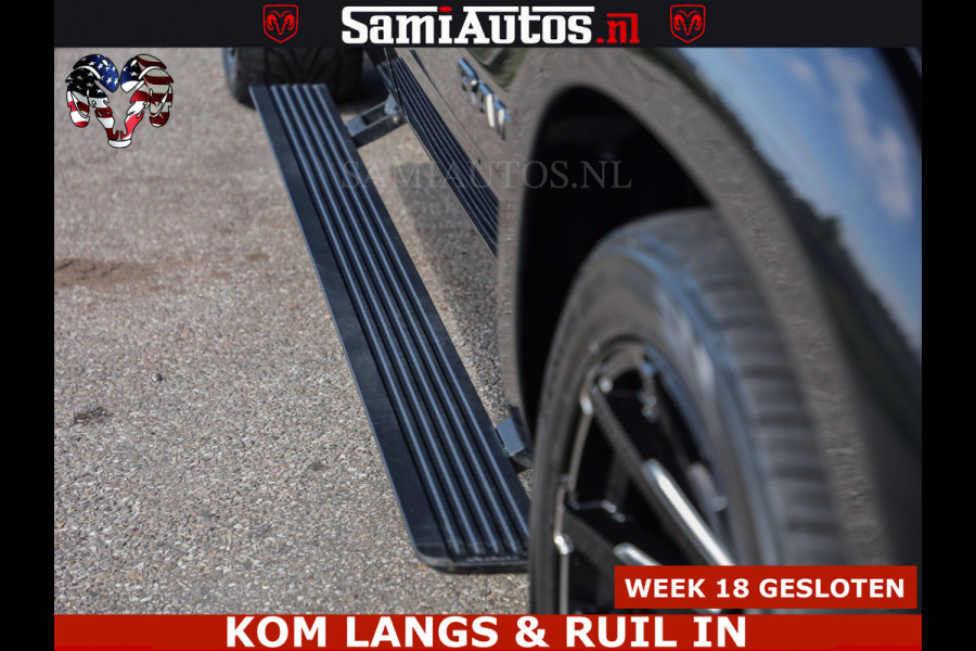 Dodge Ram HULK PACK LIMITED | 5.7 V8 | WIDE BODY | STRIPING | HUD | LUCHTVERING | OPEN UITLAAT KLEP | BOM VOL CREW CAB | DUBBELE CABINE | DC | 5 PERSOONS |