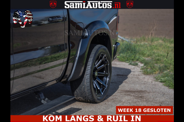 Dodge Ram HULK PACK LIMITED | 5.7 V8 | WIDE BODY | STRIPING | HUD | LUCHTVERING | OPEN UITLAAT KLEP | BOM VOL CREW CAB | DUBBELE CABINE | DC | 5 PERSOONS |