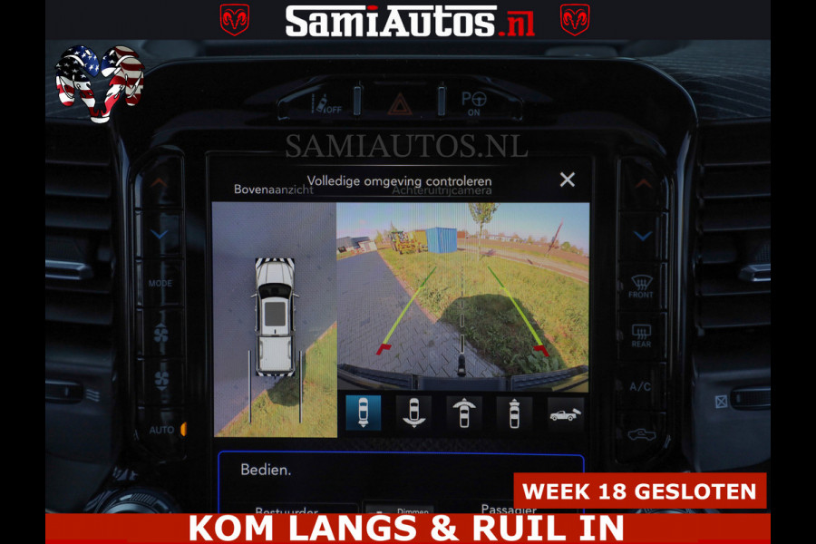 Dodge Ram HULK PACK LIMITED | 5.7 V8 | WIDE BODY | STRIPING | HUD | LUCHTVERING | OPEN UITLAAT KLEP | BOM VOL CREW CAB | DUBBELE CABINE | DC | 5 PERSOONS |