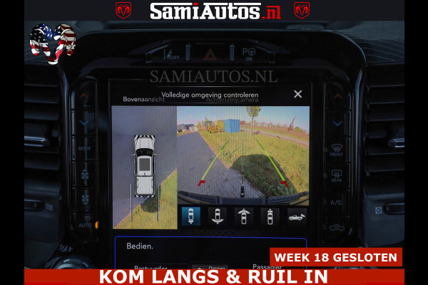 Dodge Ram HULK PACK LIMITED | 5.7 V8 | WIDE BODY | STRIPING | HUD | LUCHTVERING | OPEN UITLAAT KLEP | BOM VOL CREW CAB | DUBBELE CABINE | DC | 5 PERSOONS |