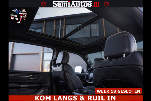 Dodge Ram HULK PACK LIMITED | 5.7 V8 | WIDE BODY | STRIPING | HUD | LUCHTVERING | OPEN UITLAAT KLEP | BOM VOL CREW CAB | DUBBELE CABINE | DC | 5 PERSOONS |