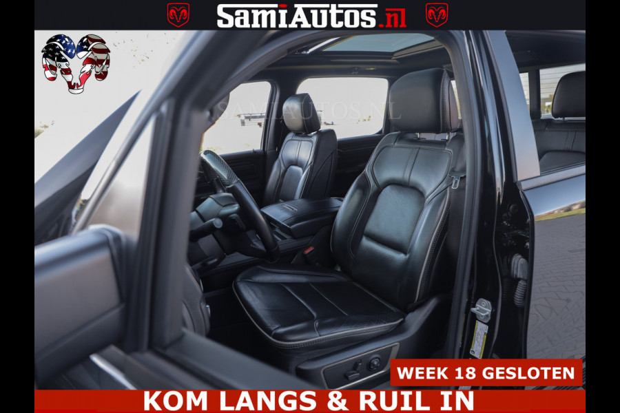 Dodge Ram HULK PACK LIMITED | 5.7 V8 | WIDE BODY | STRIPING | HUD | LUCHTVERING | OPEN UITLAAT KLEP | BOM VOL CREW CAB | DUBBELE CABINE | DC | 5 PERSOONS |