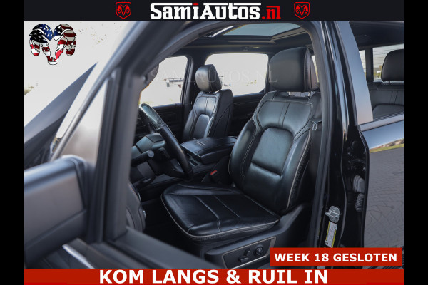 Dodge Ram HULK PACK LIMITED | 5.7 V8 | WIDE BODY | STRIPING | HUD | LUCHTVERING | OPEN UITLAAT KLEP | BOM VOL CREW CAB | DUBBELE CABINE | DC | 5 PERSOONS |