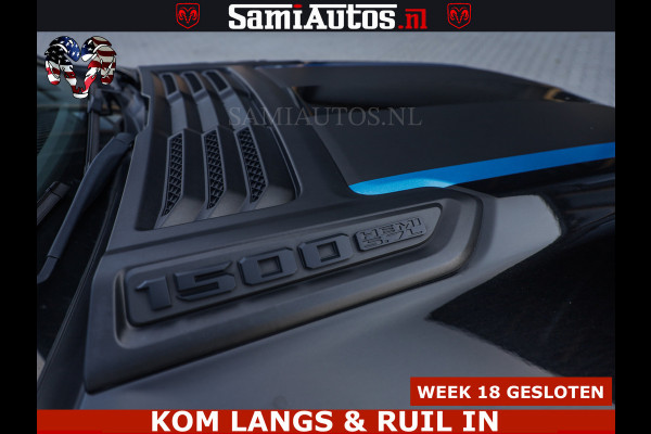 Dodge Ram HULK PACK LIMITED | 5.7 V8 | WIDE BODY | STRIPING | HUD | LUCHTVERING | OPEN UITLAAT KLEP | BOM VOL CREW CAB | DUBBELE CABINE | DC | 5 PERSOONS |