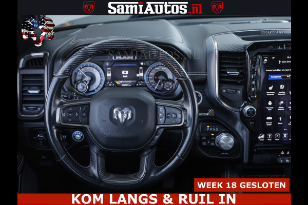 Dodge Ram HULK PACK LIMITED | 5.7 V8 | WIDE BODY | STRIPING | HUD | LUCHTVERING | OPEN UITLAAT KLEP | BOM VOL CREW CAB | DUBBELE CABINE | DC | 5 PERSOONS |