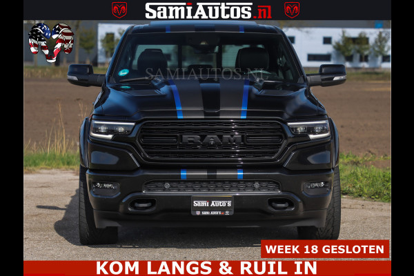 Dodge Ram HULK PACK LIMITED | 5.7 V8 | WIDE BODY | STRIPING | HUD | LUCHTVERING | OPEN UITLAAT KLEP | BOM VOL CREW CAB | DUBBELE CABINE | DC | 5 PERSOONS |