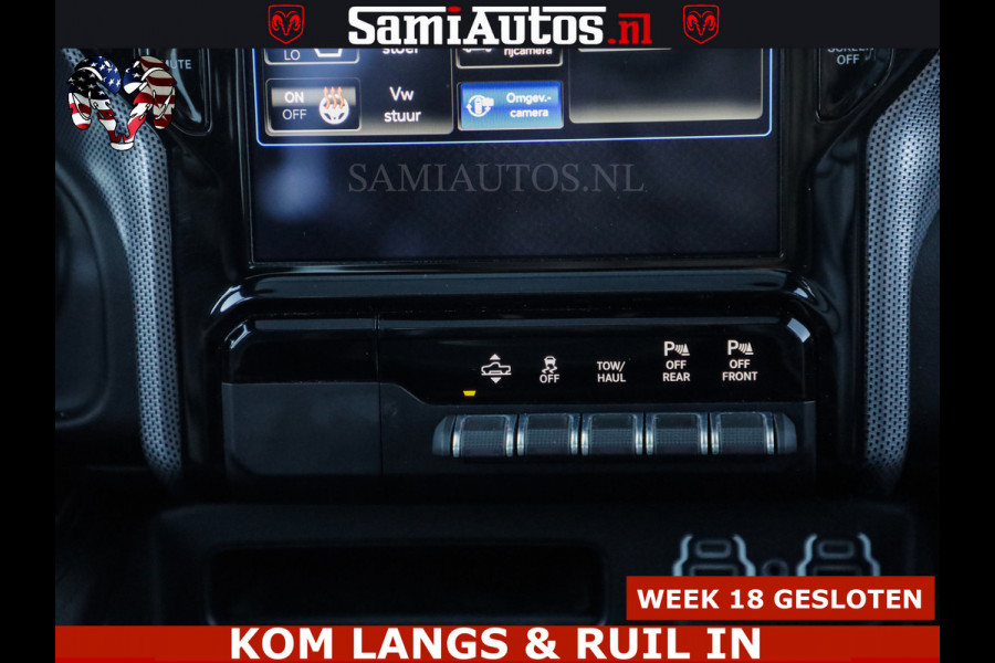 Dodge Ram HULK PACK LIMITED | 5.7 V8 | WIDE BODY | STRIPING | HUD | LUCHTVERING | OPEN UITLAAT KLEP | BOM VOL CREW CAB | DUBBELE CABINE | DC | 5 PERSOONS |