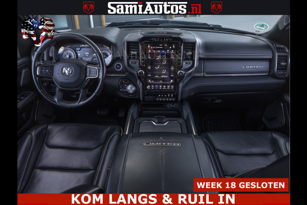 Dodge Ram HULK PACK LIMITED | 5.7 V8 | WIDE BODY | STRIPING | HUD | LUCHTVERING | OPEN UITLAAT KLEP | BOM VOL CREW CAB | DUBBELE CABINE | DC | 5 PERSOONS |