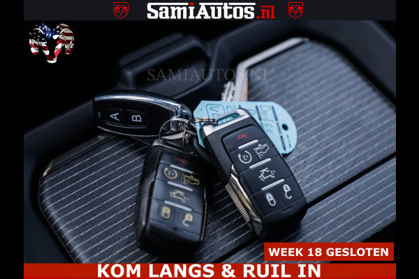 Dodge Ram HULK PACK LIMITED | 5.7 V8 | WIDE BODY | STRIPING | HUD | LUCHTVERING | OPEN UITLAAT KLEP | BOM VOL CREW CAB | DUBBELE CABINE | DC | 5 PERSOONS |