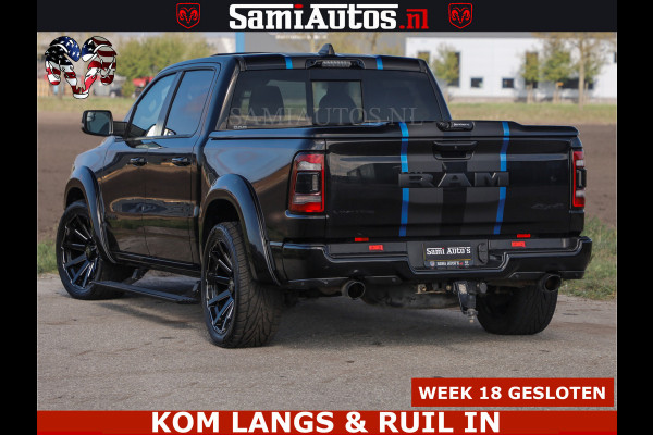 Dodge Ram HULK PACK LIMITED | 5.7 V8 | WIDE BODY | STRIPING | HUD | LUCHTVERING | OPEN UITLAAT KLEP | BOM VOL CREW CAB | DUBBELE CABINE | DC | 5 PERSOONS |