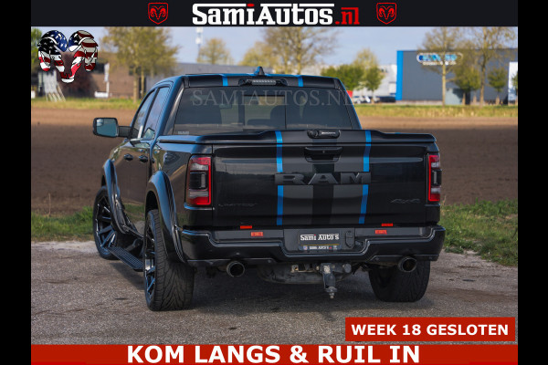 Dodge Ram HULK PACK LIMITED | 5.7 V8 | WIDE BODY | STRIPING | HUD | LUCHTVERING | OPEN UITLAAT KLEP | BOM VOL CREW CAB | DUBBELE CABINE | DC | 5 PERSOONS |