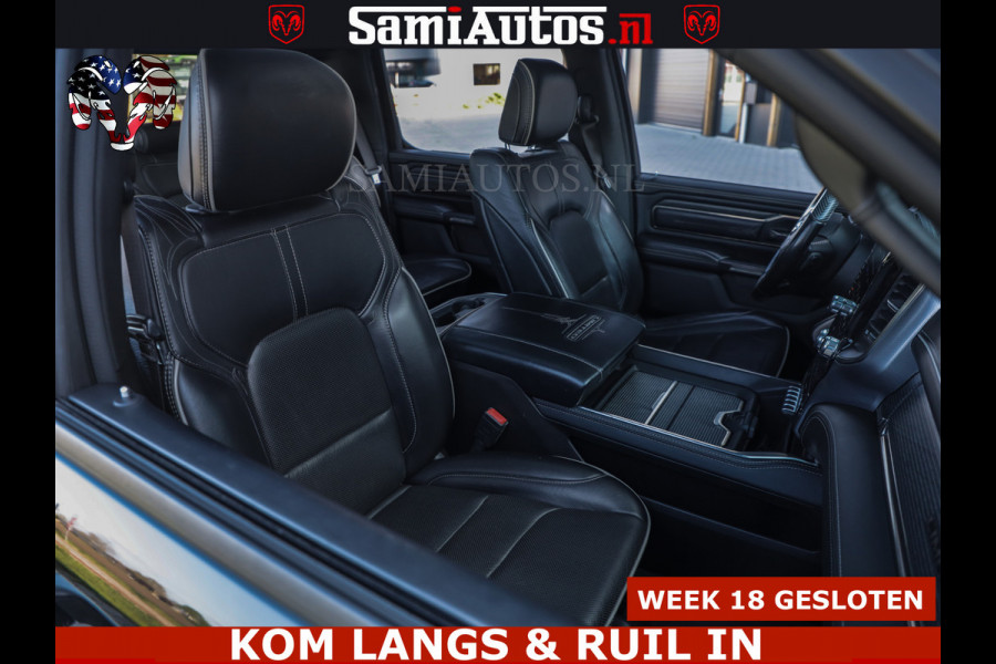 Dodge Ram HULK PACK LIMITED | 5.7 V8 | WIDE BODY | STRIPING | HUD | LUCHTVERING | OPEN UITLAAT KLEP | BOM VOL CREW CAB | DUBBELE CABINE | DC | 5 PERSOONS |