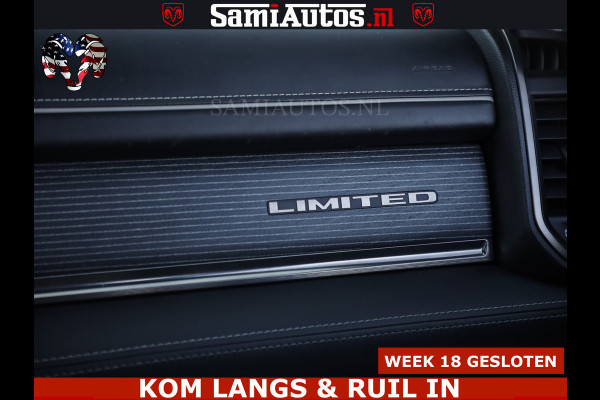 Dodge Ram HULK PACK LIMITED | 5.7 V8 | WIDE BODY | STRIPING | HUD | LUCHTVERING | OPEN UITLAAT KLEP | BOM VOL CREW CAB | DUBBELE CABINE | DC | 5 PERSOONS |