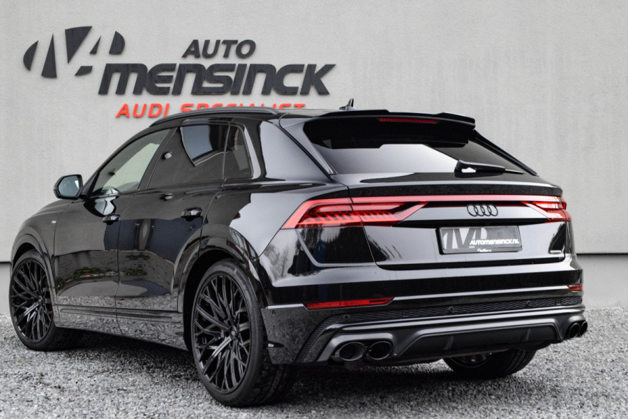 Audi Q8 55 TFSI Quattro / 2x S-line/ Luchtvering/ Standkachel/ Bang & Olufsen Sound System/ Panoramadak/ 250kW (340PK)
