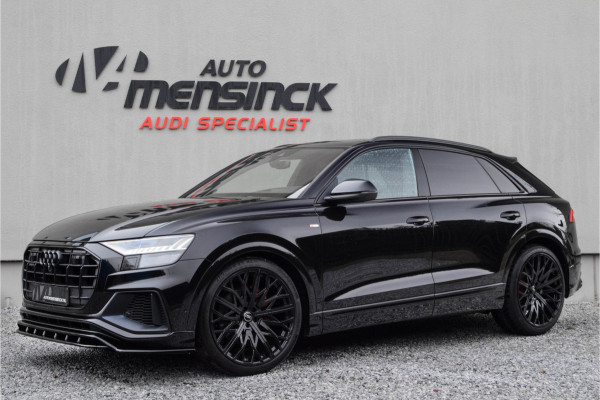 Audi Q8 55 TFSI Quattro / 2x S-line/ Luchtvering/ Standkachel/ Bang & Olufsen Sound System/ Panoramadak/ 250kW (340PK)