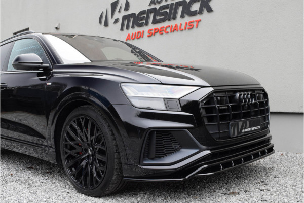 Audi Q8 55 TFSI Quattro / 2x S-line/ Luchtvering/ Standkachel/ Bang & Olufsen Sound System/ Panoramadak/ 250kW (340PK)