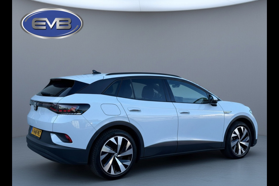 Volkswagen ID.4 Pro MAX 77 kWh, VOL OPTIES, panoramadak, soh 98 %, leder, el bedienbare trekhaak 21 inch, matrix led,, 360 camera