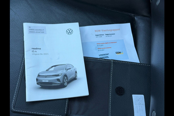 Volkswagen ID.4 Pro MAX 77 kWh, VOL OPTIES, panoramadak, soh 98 %, leder, el bedienbare trekhaak 21 inch, matrix led,, 360 camera