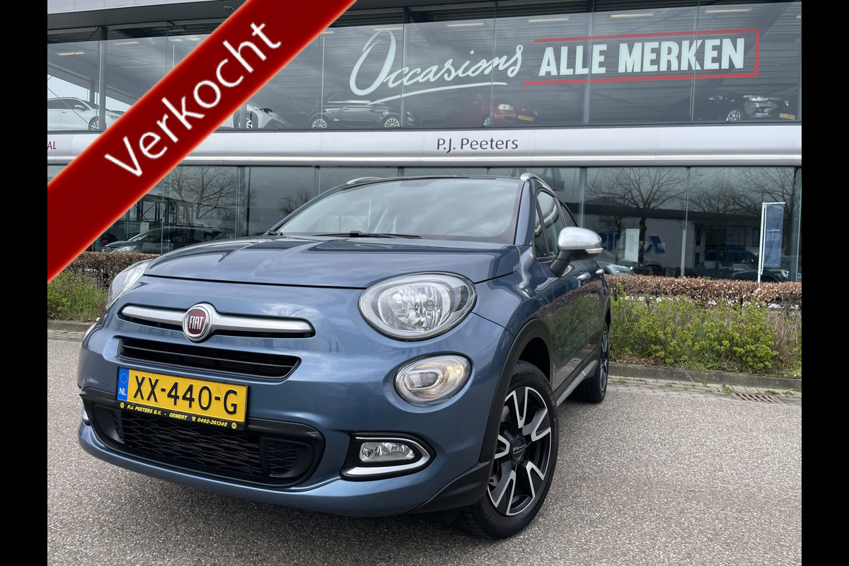 Fiat 500X 1.4 Turbo MultiAir Mirror Achteruitrijcamera - Navigatie - Apple carplay - Airco - Cruise control - Parkeersensor achter - Radio - Dakrails - Bluetooth - Elektrische ramen - Licht metalen velgen 17 inch - Start/ stop systeem - Stuur leder - Stuur multifunctioneel - Door ons nieuw geleverd - Altijd door ons onderhouden