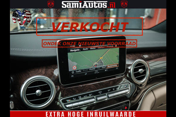 Mercedes-Benz V-Klasse AMG VIP PURE LUXE 6 PERSOONS | 4-MATIC | LANG | PANO DAK | EXCLUSIVE | ADAPTIVE CRUISE | ALCANTARA HEMEL | BURMESTER | 6 X STOELEN VERWARMD EN GEKOELD | ROYALE (CLASS) BEEN RUIMTE |