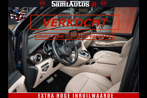 Mercedes-Benz V-Klasse AMG VIP PURE LUXE 6 PERSOONS | 4-MATIC | LANG | PANO DAK | EXCLUSIVE | ADAPTIVE CRUISE | ALCANTARA HEMEL | BURMESTER | 6 X STOELEN VERWARMD EN GEKOELD | ROYALE (CLASS) BEEN RUIMTE |